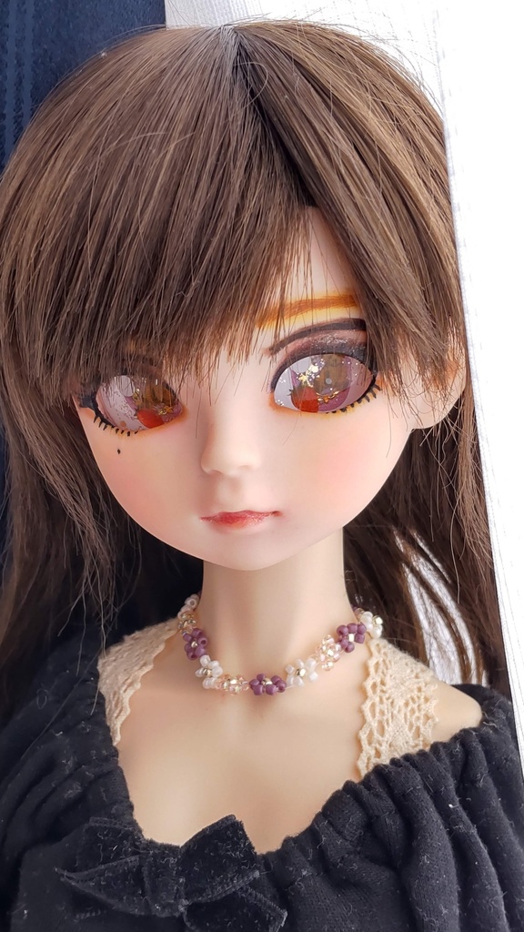 【お値段改定🪄】レジン*カポジョンアイ★20㎜【ラブリー黒目テディベア】/ちょっぴり可愛らしいアイをあなたのドールへ... 💕