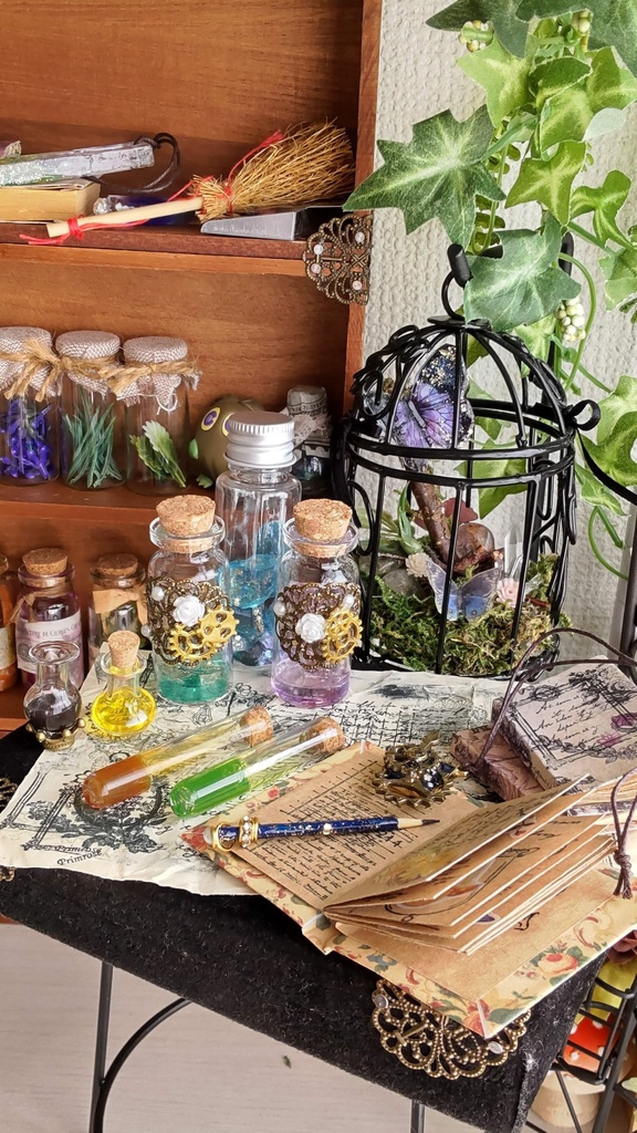 上級魔具の魔法薬✨(2種類)★1/3ドールサイズ/上級魔導師の魔法薬をあなたの手に…📜✨