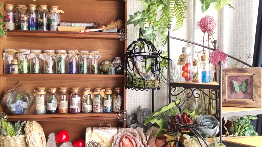 魔法薬の小瓶セット★1/3ドールサイズ/魔法学に必要な魔法薬のセットをおひとついかがですか✨