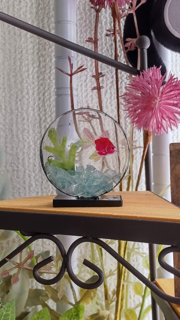 金魚の水槽(3種類)★1/3ドールサイズ(DD・SDなど)/あなたやドールのお部屋に、小さな水槽はいかがですか✨