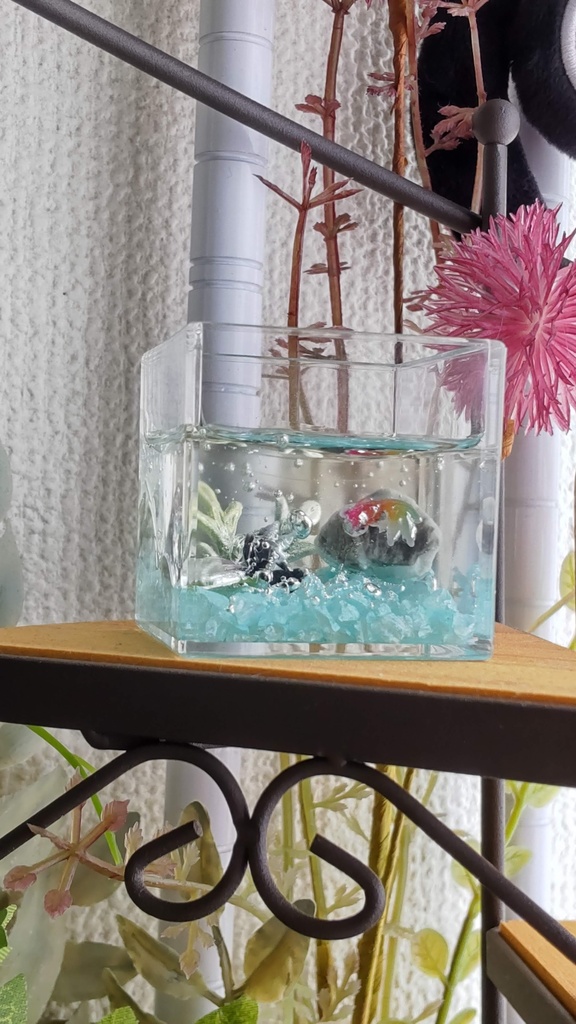 金魚の水槽(3種類)★1/3ドールサイズ(DD・SDなど)/あなたやドールのお部屋に、小さな水槽はいかがですか✨