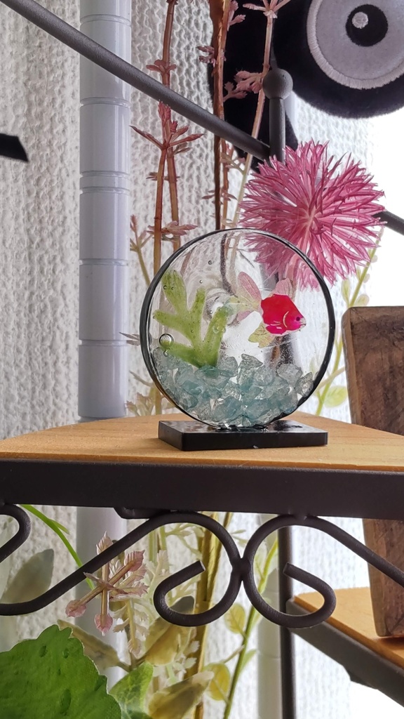 金魚の水槽(3種類)★1/3ドールサイズ(DD・SDなど)/あなたやドールのお部屋に、小さな水槽はいかがですか✨