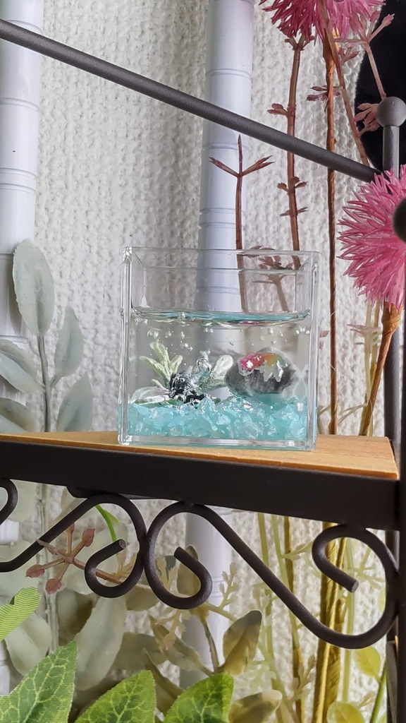 金魚の水槽(3種類)★1/3ドールサイズ(DD・SDなど)/あなたやドールのお部屋に、小さな水槽はいかがですか✨