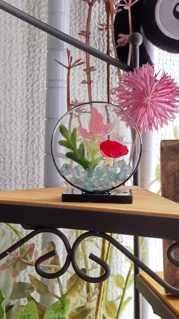 金魚の水槽(3種類)★1/3ドールサイズ(DD・SDなど)/あなたやドールのお部屋に、小さな水槽はいかがですか✨