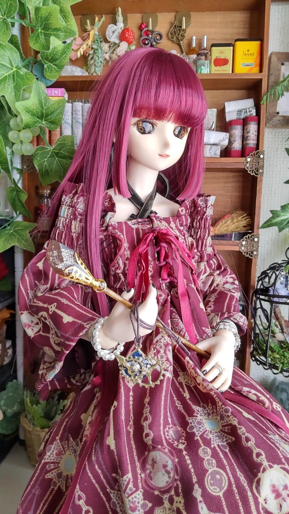 魔法石の杖と魔法具のセット(2種類)★1/3ドールサイズ/魔法学に必要な小物なセットをおひとついかがですか✨