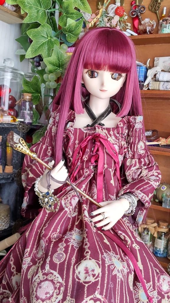 魔法石の杖と魔法具のセット(2種類)★1/3ドールサイズ/魔法学に必要な小物なセットをおひとついかがですか✨