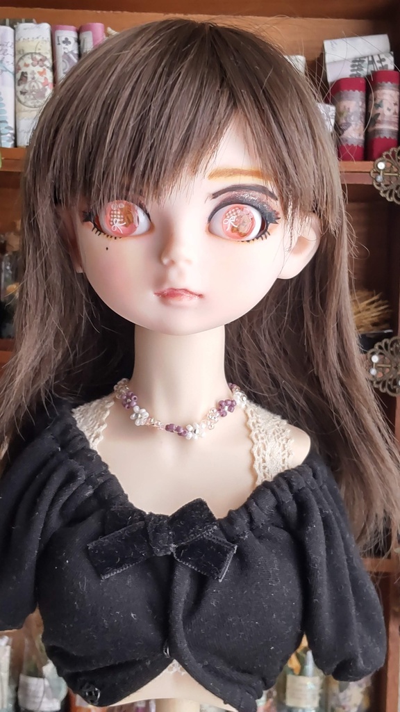 レジンアイ【テディーベア】20㎜*16㎜/ちょっと個性的なアイを、あなたのドールさんにいかがですか✨