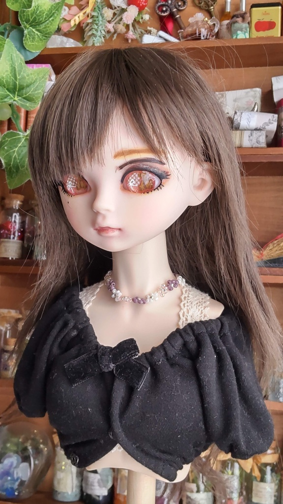 レジンアイ【テディーベア】20㎜*16㎜/ちょっと個性的なアイを、あなたのドールさんにいかがですか✨