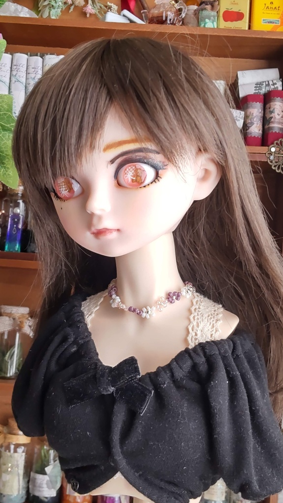 レジンアイ【テディーベア】20㎜*16㎜/ちょっと個性的なアイを、あなたのドールさんにいかがですか✨