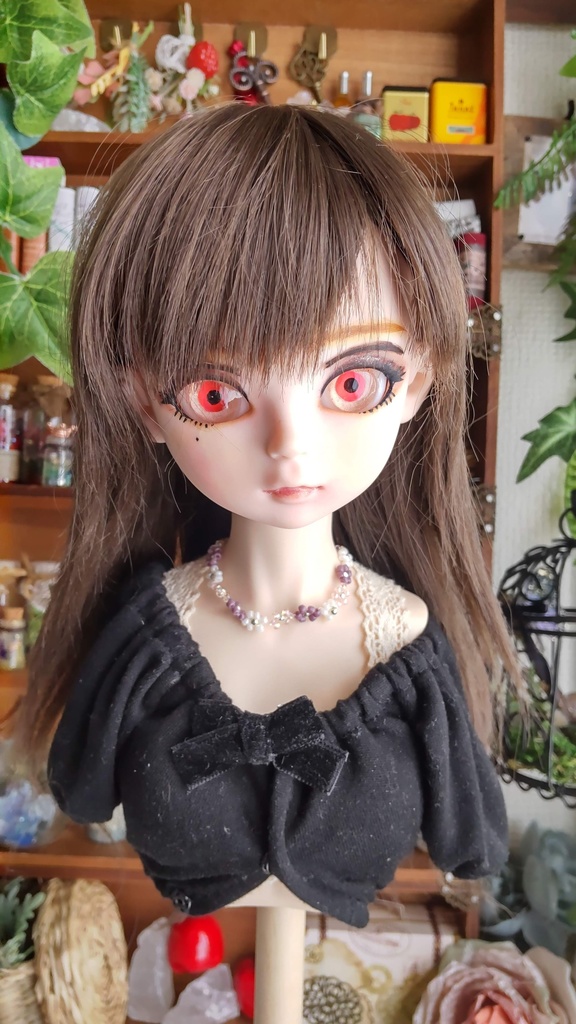 レジンアイ【夕焼け空】20㎜*16㎜/ちょっと個性的なアイを、あなたのドールさんにいかがですか✨
