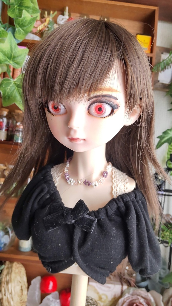 レジンアイ【夕焼け空】20㎜*16㎜/ちょっと個性的なアイを、あなたのドールさんにいかがですか✨