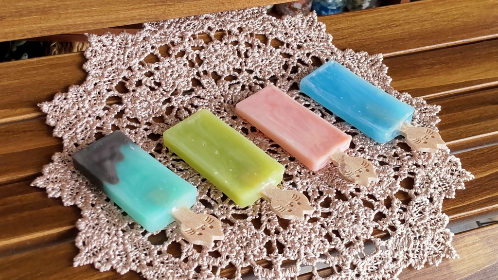 1/3ドールサイズ *アイスキャンディー(4種類)/暑い夏に、涼しげなアイスキャンディーをどうぞ✨