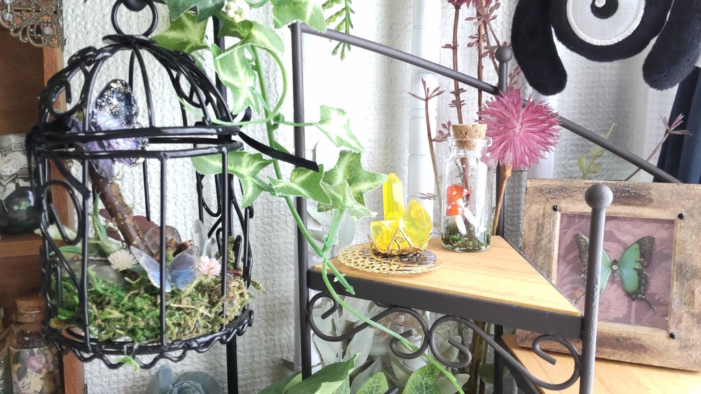 力を宿した魔法石の結晶(2種類)✨/光り輝く魔法石の結晶をあなたやドールのお部屋に…💎