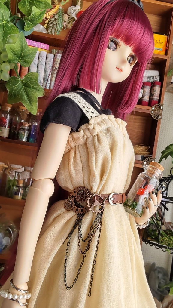 1/3ドールサイズ(DD・SDなど)★スチームパンク風ベルト(3種類)/素敵なベルトをドールにいかがですか✨