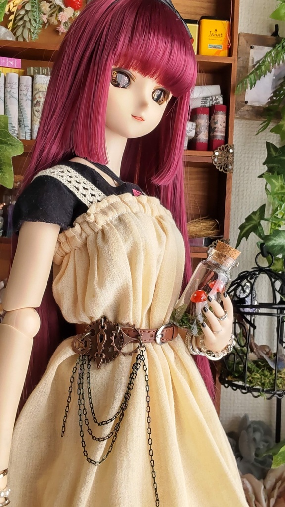 1/3ドールサイズ(DD・SDなど)★スチームパンク風ベルト(3種類)/素敵なベルトをドールにいかがですか✨