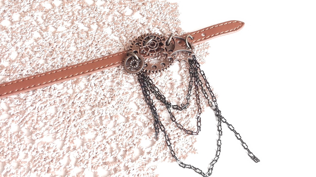 1/3ドールサイズ(DD・SDなど)★スチームパンク風ベルト(3種類)/素敵なベルトをドールにいかがですか✨