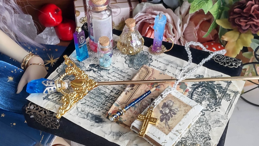 【年末SALE‼️】1/3ドールサイズ★神への誓い(セット②)/ロザリオなどの小物のセットをおひとついかがですか✨