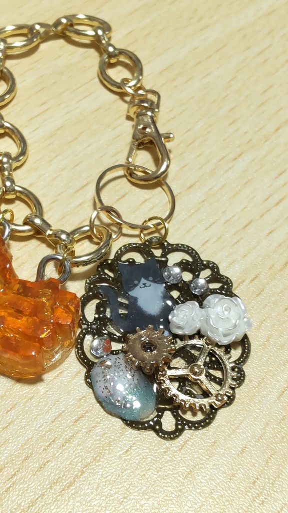 猫ちゃん大好きチャーム☆はちわれ・大好き!!/猫への愛をこのチャームでアピール🩷