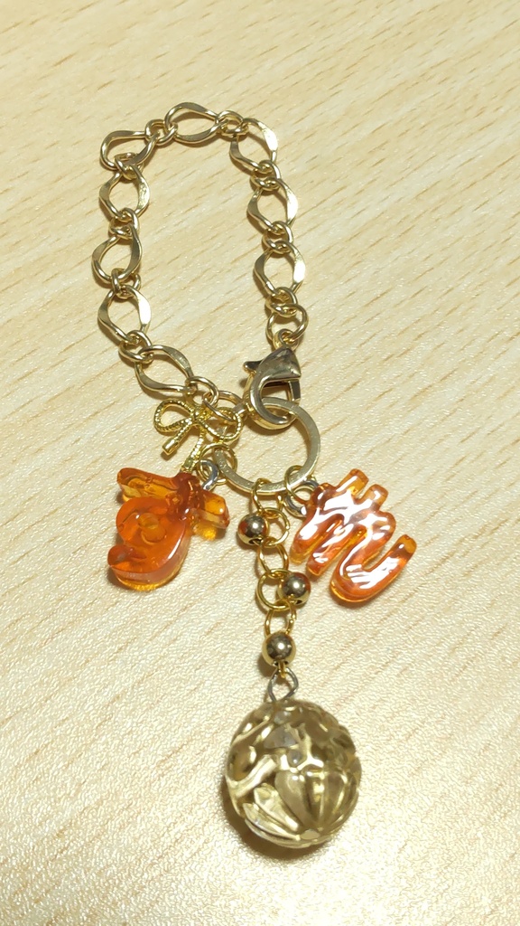 すき☆お洒落な推し活チャーム/オレンジ!!/大人な雰囲気の推し活チャームをどうぞ✨