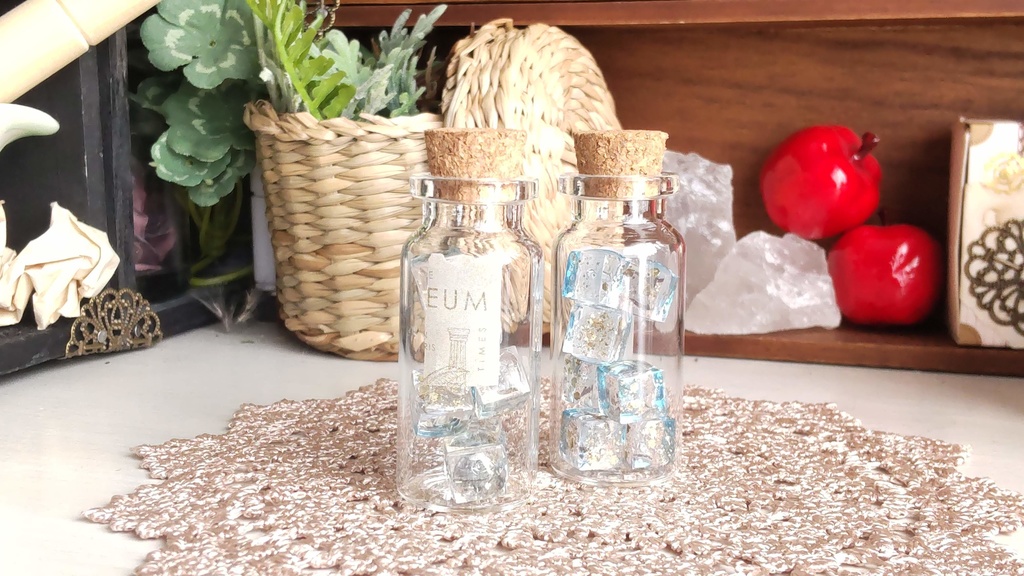 空の欠片を綴じ込めた小瓶✨(3種類)/空の色を綴じ込めた小瓶をあなたのお部屋に…🌿