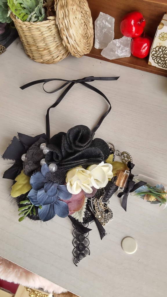 1/3ドールサイズ★ゴシックな装い5点セット/これだけでゴシックになれるアイテムをどうぞ✨