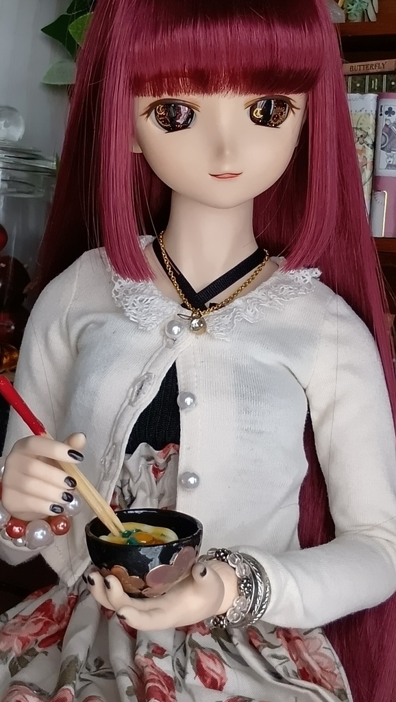 1/3ドールサイズ★釜玉うどんセット/美味しい一杯はいかがですか✨