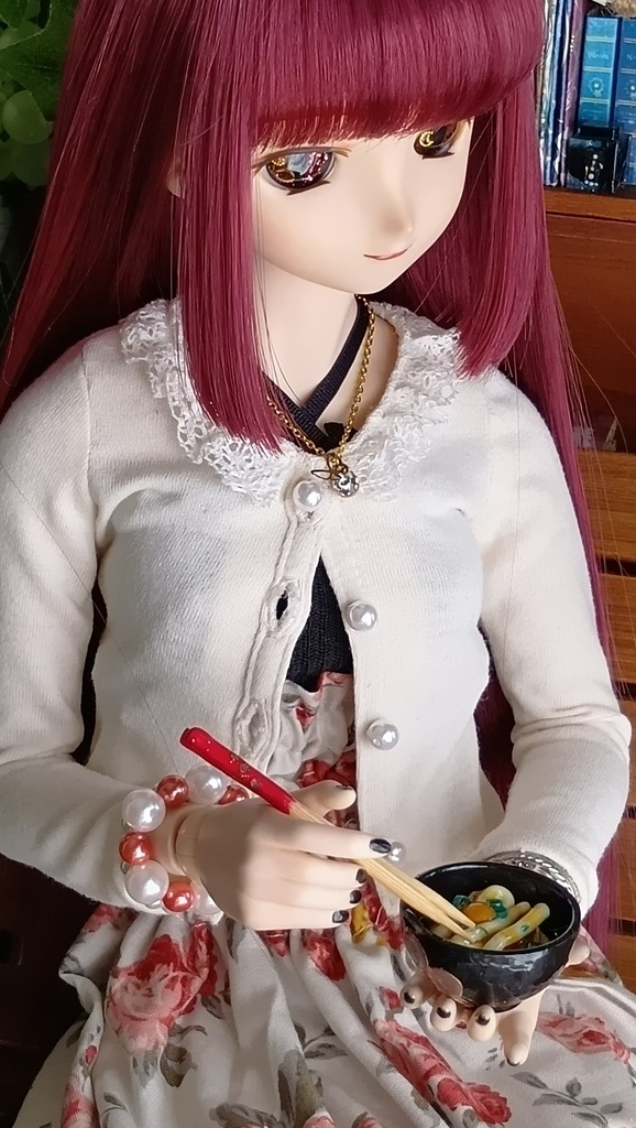 1/3ドールサイズ★釜玉うどんセット/美味しい一杯はいかがですか✨