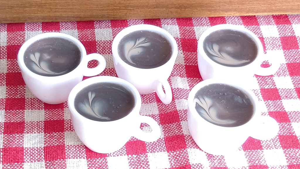 1/3ドールサイズ★カフェラテアート/温かい一杯をどうぞ☕✨