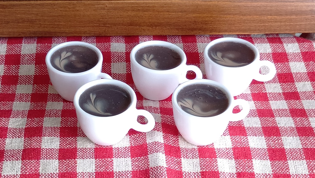 1/3ドールサイズ★カフェラテアート/温かい一杯をどうぞ☕✨