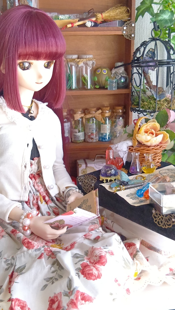 1/3ドールサイズ(SD、DDなど)魔法学校の研修生セット②/魔導書や試験管など魔法道具のセットです📜🔯✨