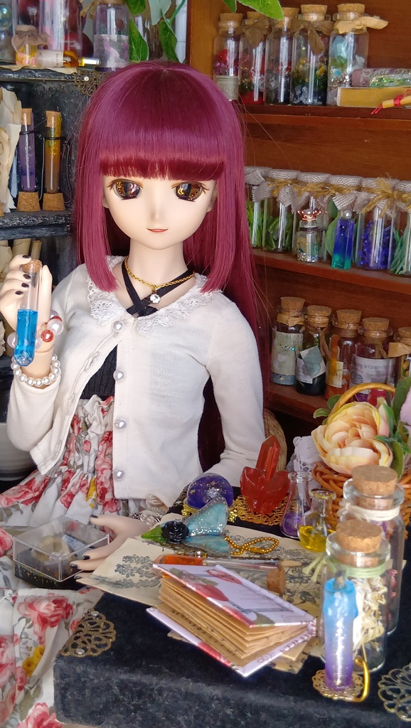 1/3ドールサイズ(SD、DDなど)魔法学校の研修生セット②/魔導書や試験管など魔法道具のセットです📜🔯✨