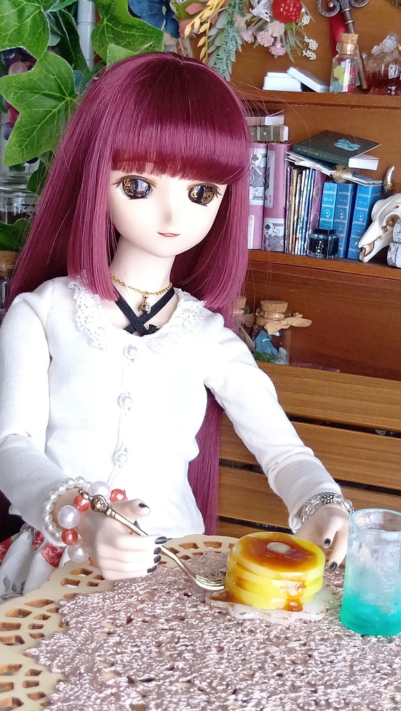 1/3ドールサイズホットケーキ*パンケーキ/美味しいおやつはいかがですか✨