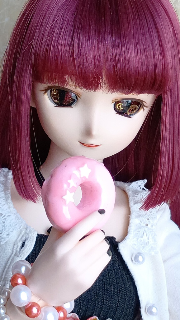 1/3ドールサイズ★ドーナツ(6種類)/カラフルなドーナツ、食べかけもあるよ🍩