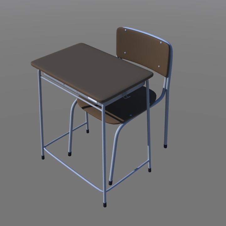 教室の椅子と机
