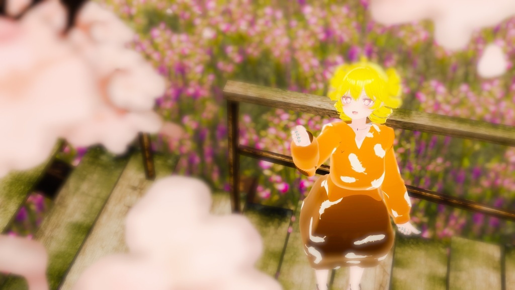 【VRChat想定】撫子ドレス【24アバター対応】