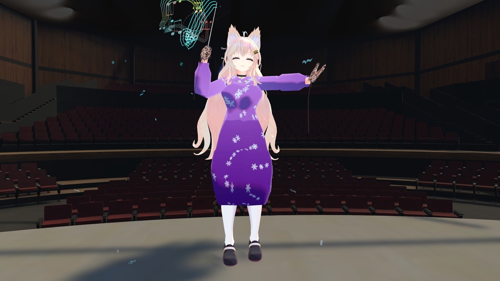 【VRChat想定】撫子ドレス【24アバター対応】