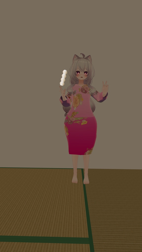 【VRChat想定】撫子ドレス【24アバター対応】