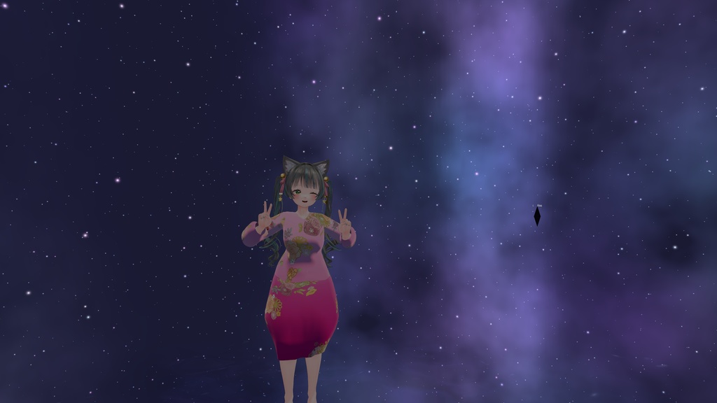 【VRChat想定】撫子ドレス【24アバター対応】