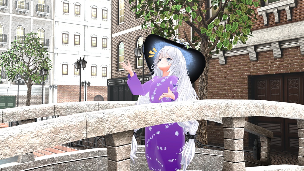 【VRChat想定】撫子ドレス【24アバター対応】