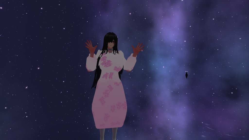 【VRChat想定】撫子ドレス【24アバター対応】