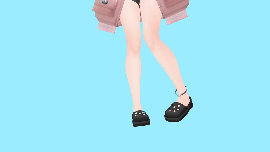 【VRChat想定】Loving you anklet【お砂糖アンクレット】