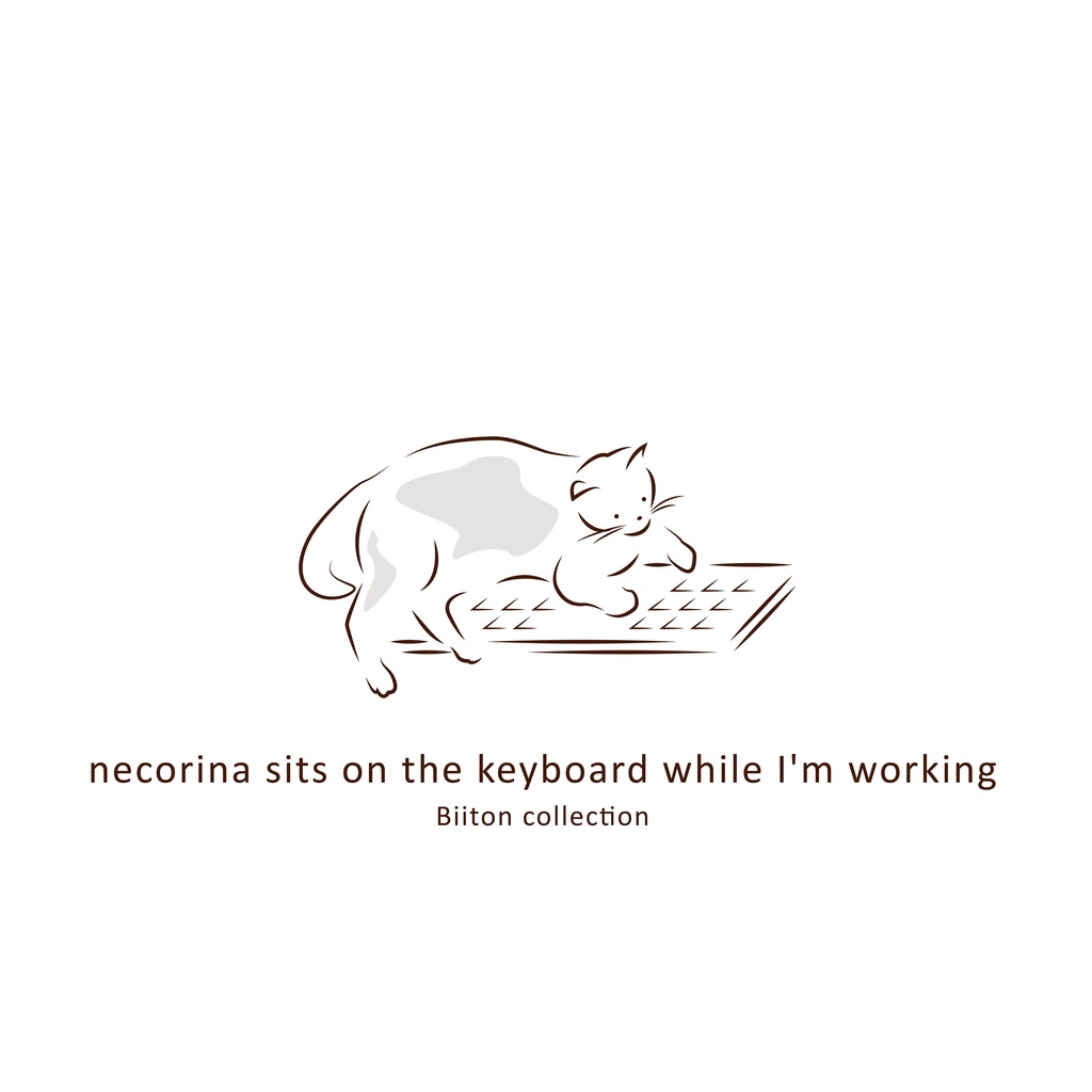 nacorina-series|仕事をしているとキーボードの上に乗りたがる猫のネコリーナ