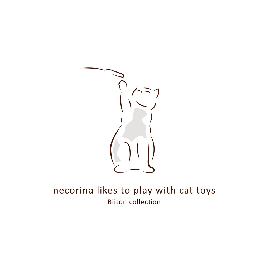 nacorina series トートバッグ|猫じゃらしに夢中な猫のネコリーナ