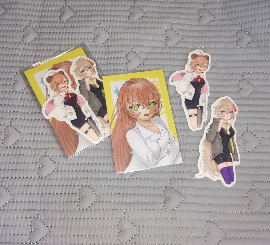 バニーガールカナとひまステッカーセット