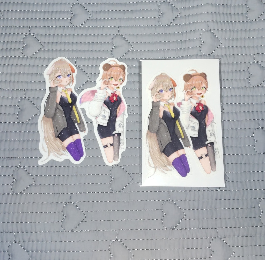 バニーガールカナとひまステッカーセット