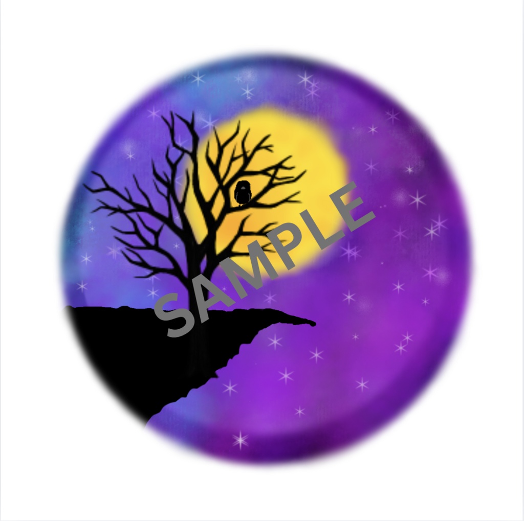 アイコン| 月, 夜, 幻想的