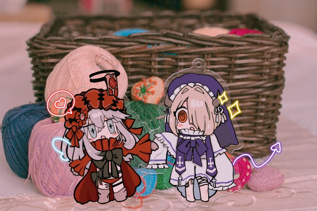 メアリーベリー ブラッディ アクリルキーホルダー70 70mm めあのおみせ Booth メアリーベリー ブラッディ アクリルキーホルダー70 70mm めあのおみせ Booth