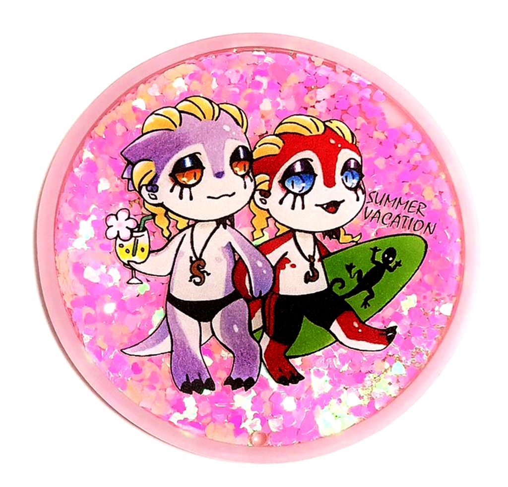 赤ウロコ＆男爵キラキラバカンスグリッターコースター