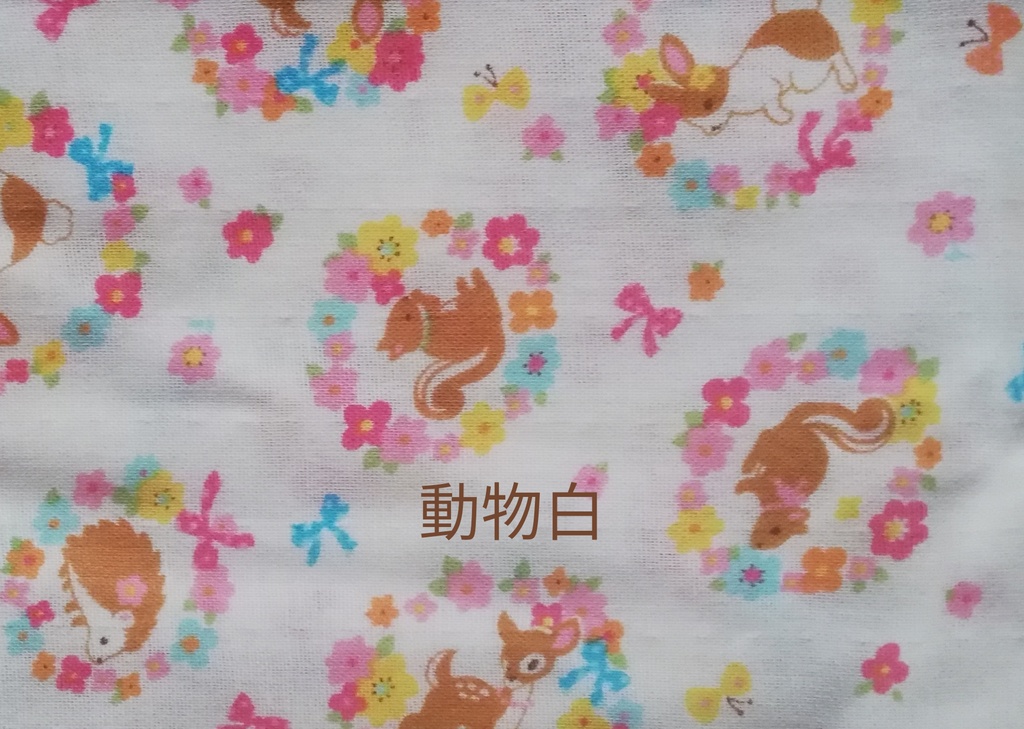 ハンドメイドWガーゼ猫耳マスク