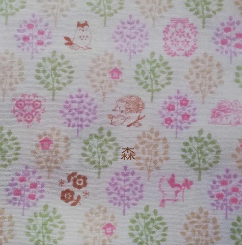 ハンドメイドWガーゼ猫耳マスク